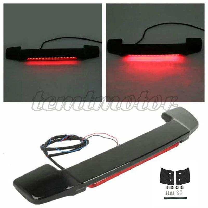 King Chopped Razor LED Light Spoiler for Harley Road Street Glide (1997–2013)