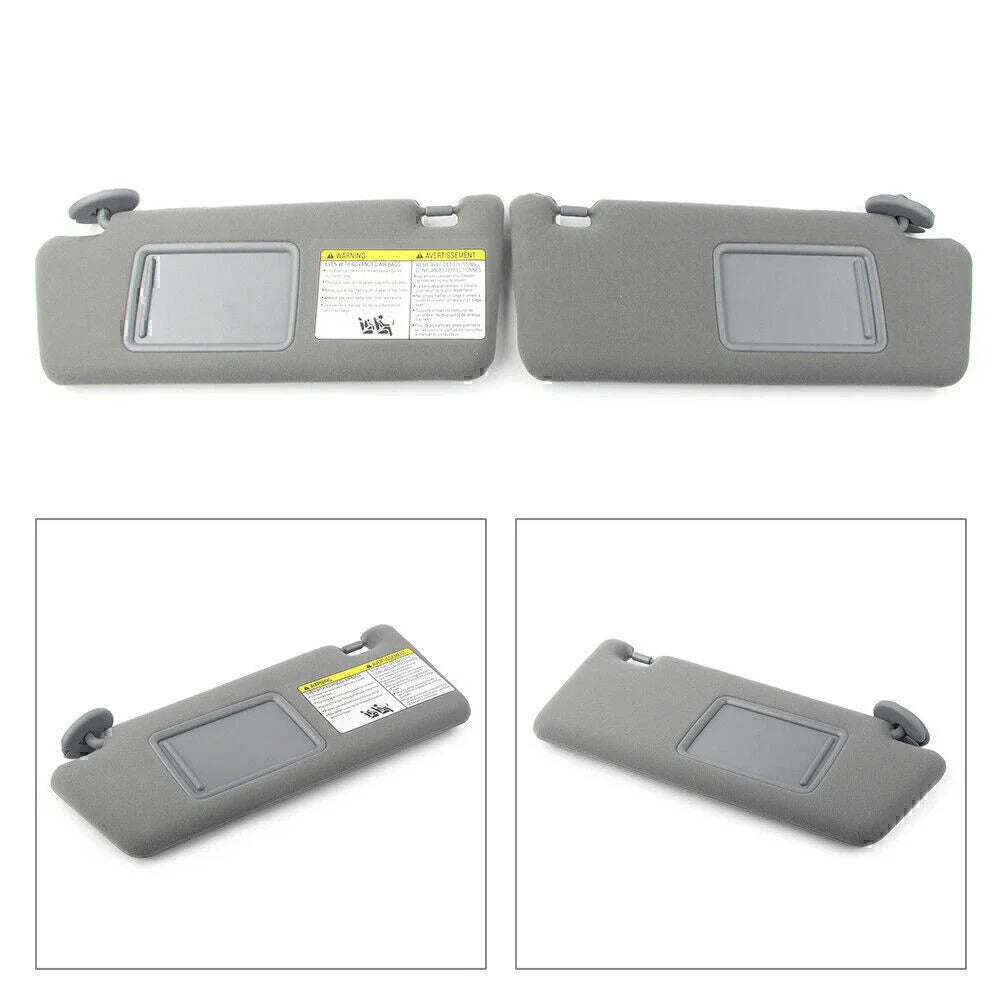 Gray Sun Visors for Toyota Tacoma (2005-2015)