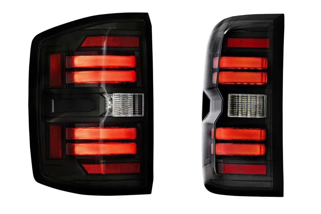 LED Tail Lights Smoked Lens for 2014-2018 Chevy Silverado 1500