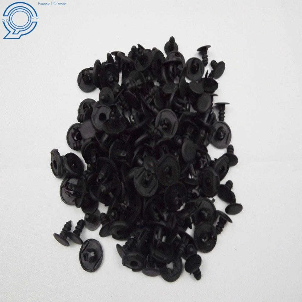 Set of 100 Nylon Rivet Fasteners for Honda (8mm)