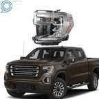 Driver Headlight for GMC Sierra 1500 (2019–2021) Halogen