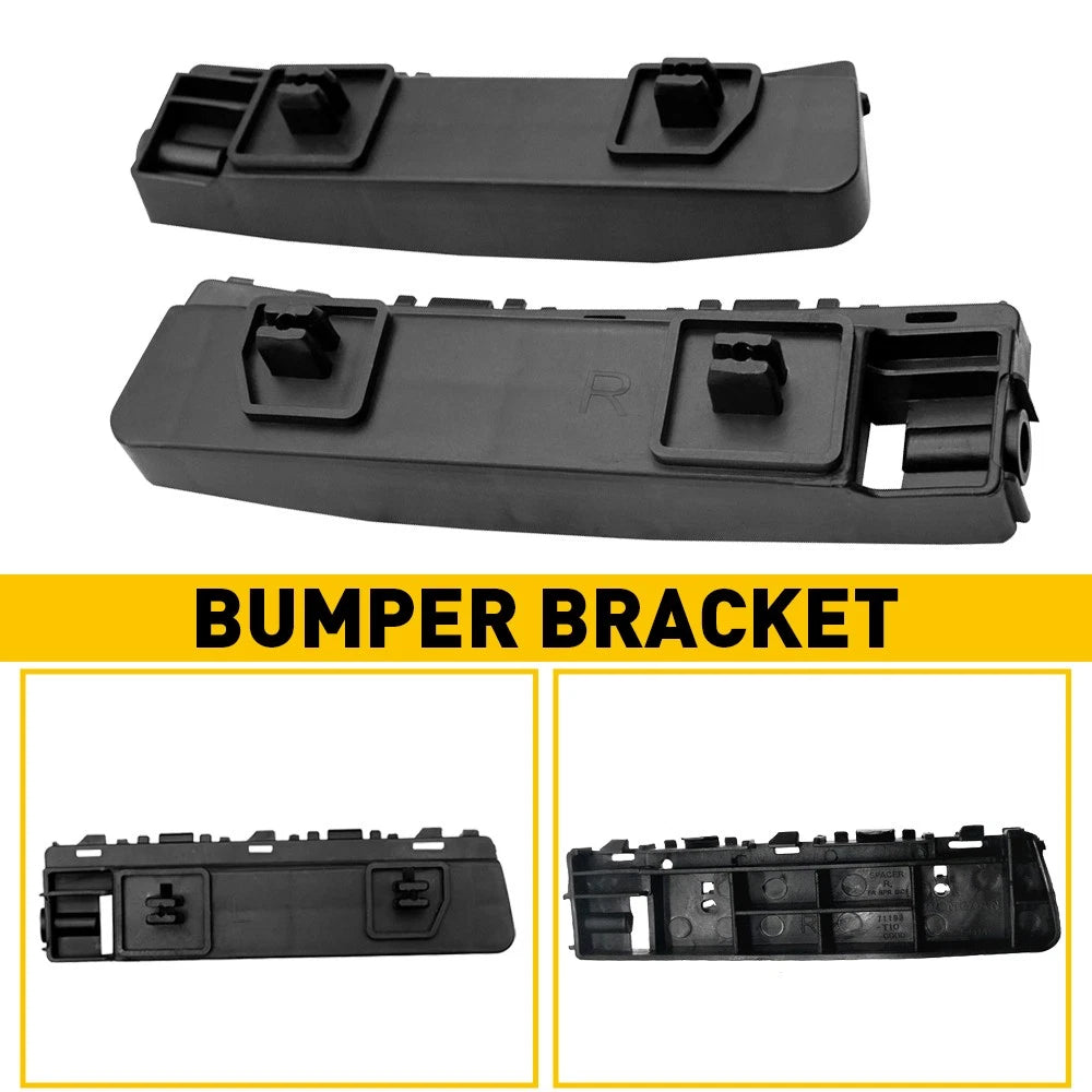Set of 2 Front Bumper Retainer Headlight Brackets for Acura TSX (2009–2014)