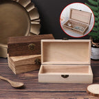 Storage Box for Manual Polishing (Natural/Light/Dark) Rectangular Retro Style