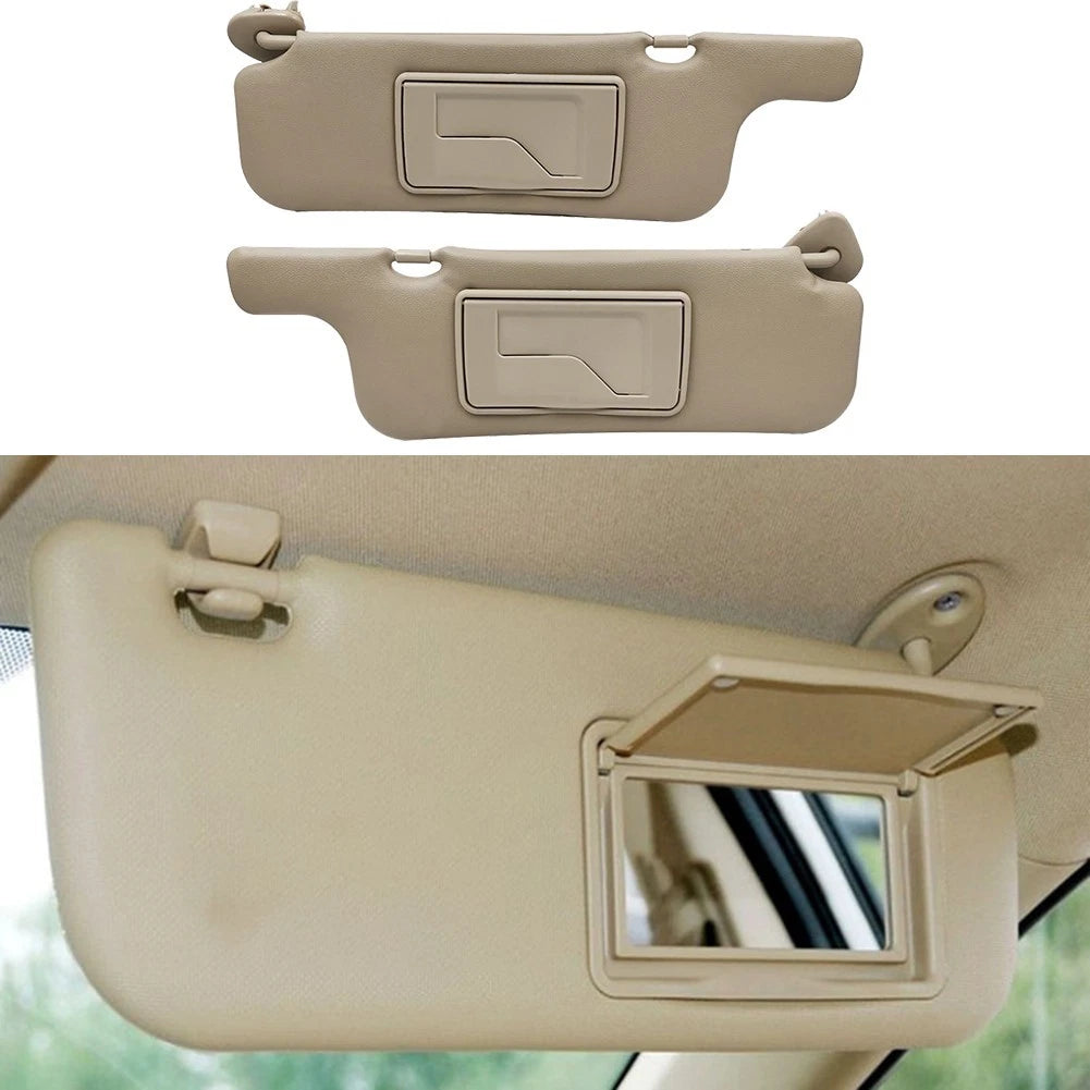 2X Car Sun Visor Makeup Mirror for Toyota Corolla (2001–2007)