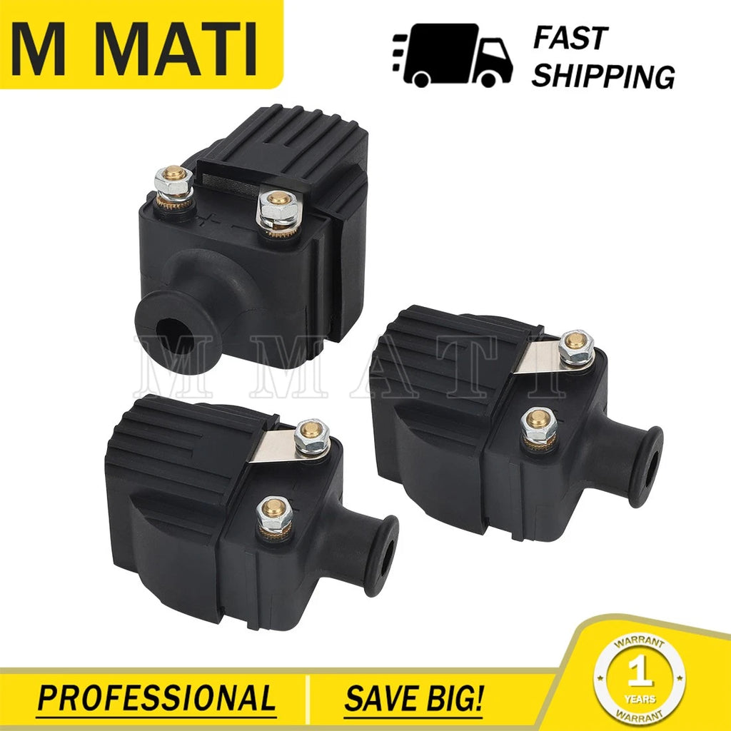 3X Ignition Coil for Mercury Mariner 40HP-140HP (339-832757A4, 339-7370A13)