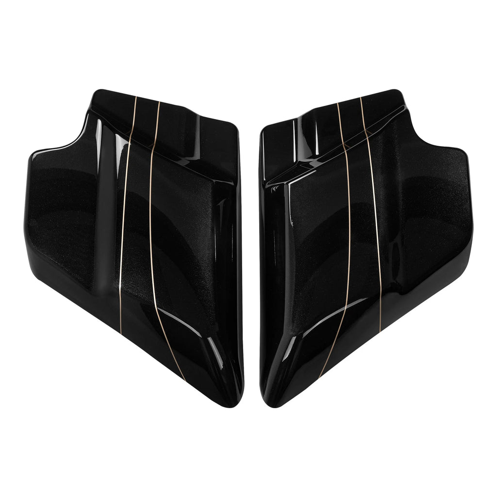 Battery Side Covers Panel for Harley Touring Road Glide (2009–2024) Black Quartz