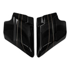 Battery Side Covers Panel for Harley Touring Road Glide (2009–2024) Black Quartz