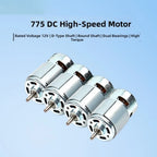 Compact 775 DC Motor 12V 24V for Model Engineering Projects