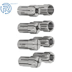 Set of 8 Precision Double Angle Collets for Various Applications