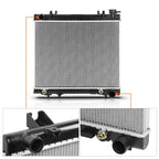 Aluminum Radiator DPI-2847 for Dodge Dakota (2005–2010) & Mitsubishi Raider (2006–2009)