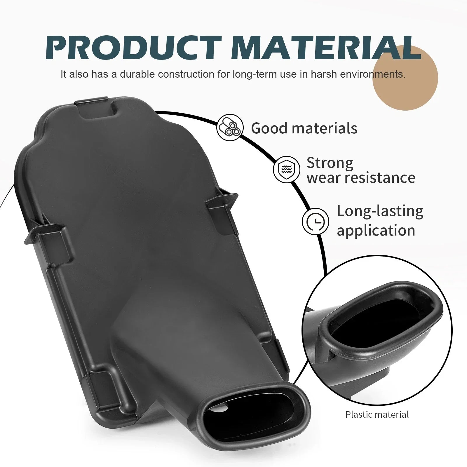 Top Upper Airbox Air Intake Filter Box Cover for Yamaha Grizzly 660 (2002–2008)