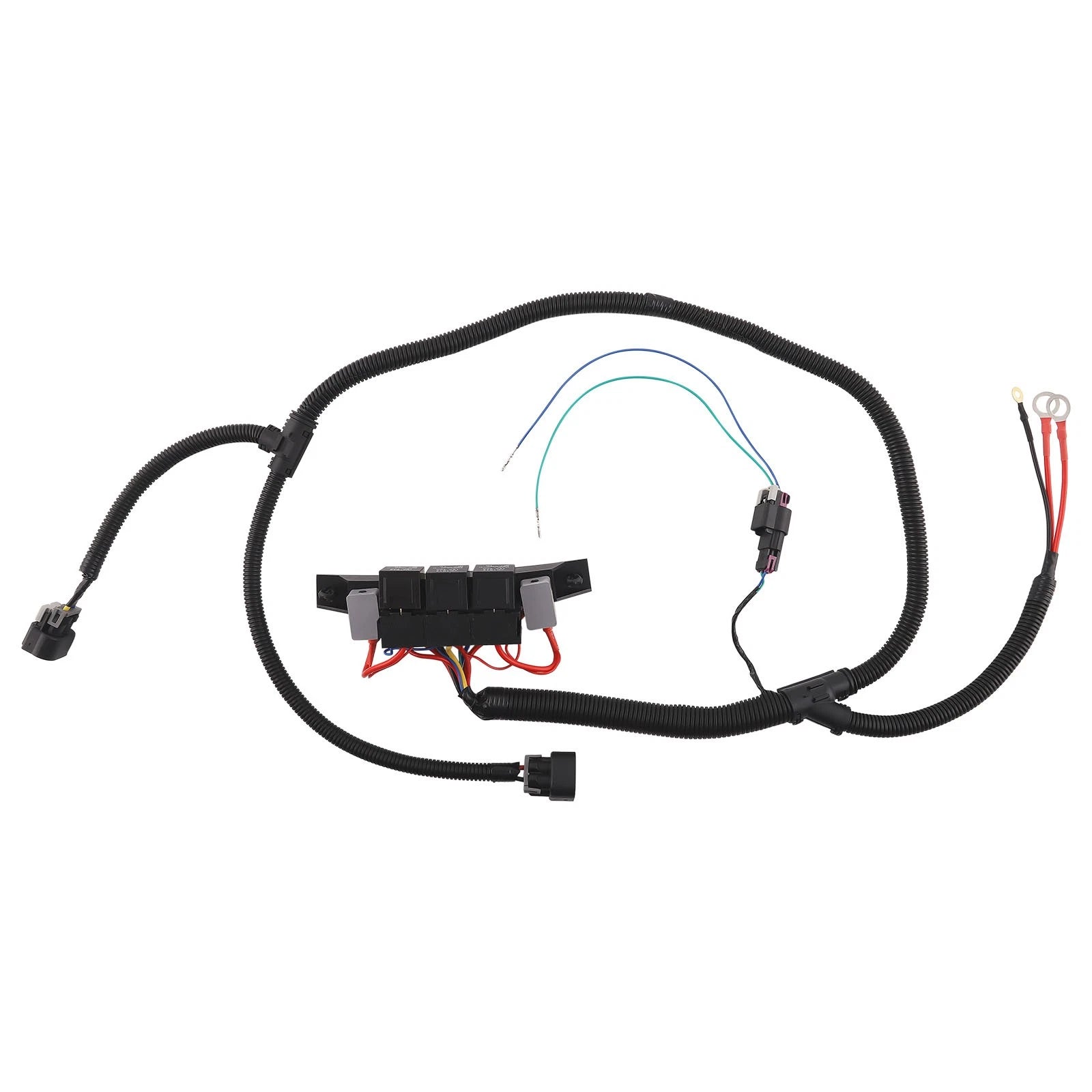 Electric Fan Control Wiring Harness Kit for Sierra 1500 2500 3500 (2007–2014) 674-00923