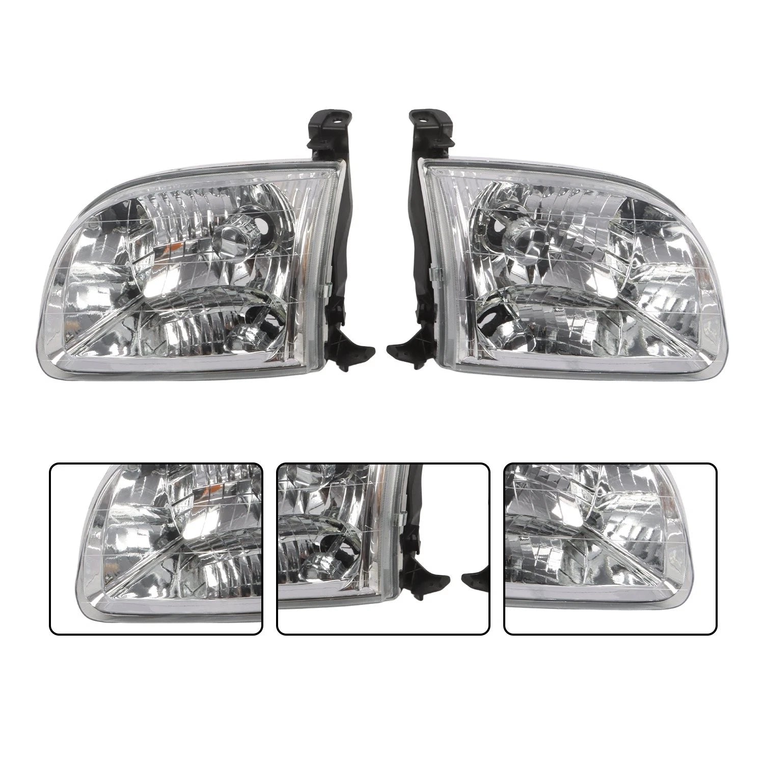 Halogen Headlight Kit for Toyota Tundra (2000–2004) LH RH Regular Access Cab