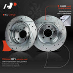 Rear Drilled Brake Rotors for BMW X3 E83 (2004-2011)