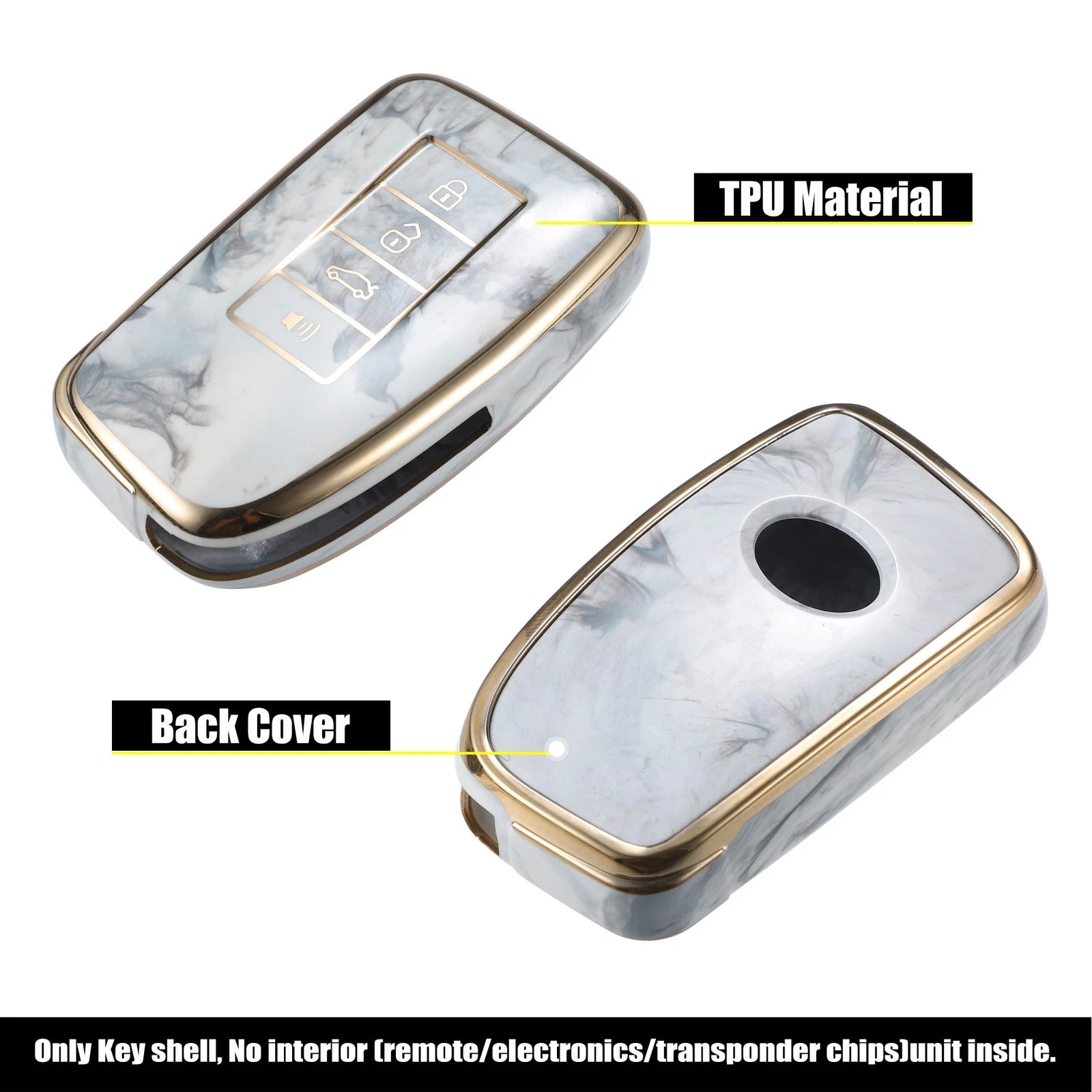 Key Fob Cover Case for Lexus ES350 RX GS LS NX (4 Button)