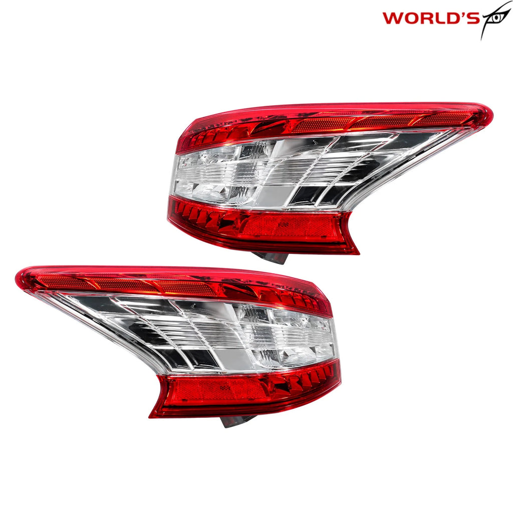 Set of 2 Tail Lights for Nissan Sentra (2013–2015)