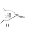 Dual Exhaust Pipe for Silverado 1999-2006 (2.5" No Muffler, Corner Exit)