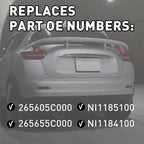 Rear Bumper Reflector Lights for Nissan Sentra (2013–2018)