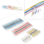 Solder Sleeve Heat Shrink Butt Connectors Waterproof 50pcs for Automotive
