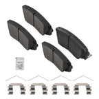 Set of 4 Front Ceramic Brake Pads for Hyundai Sonata (2015–2019) Kia Optima (2016–2020)