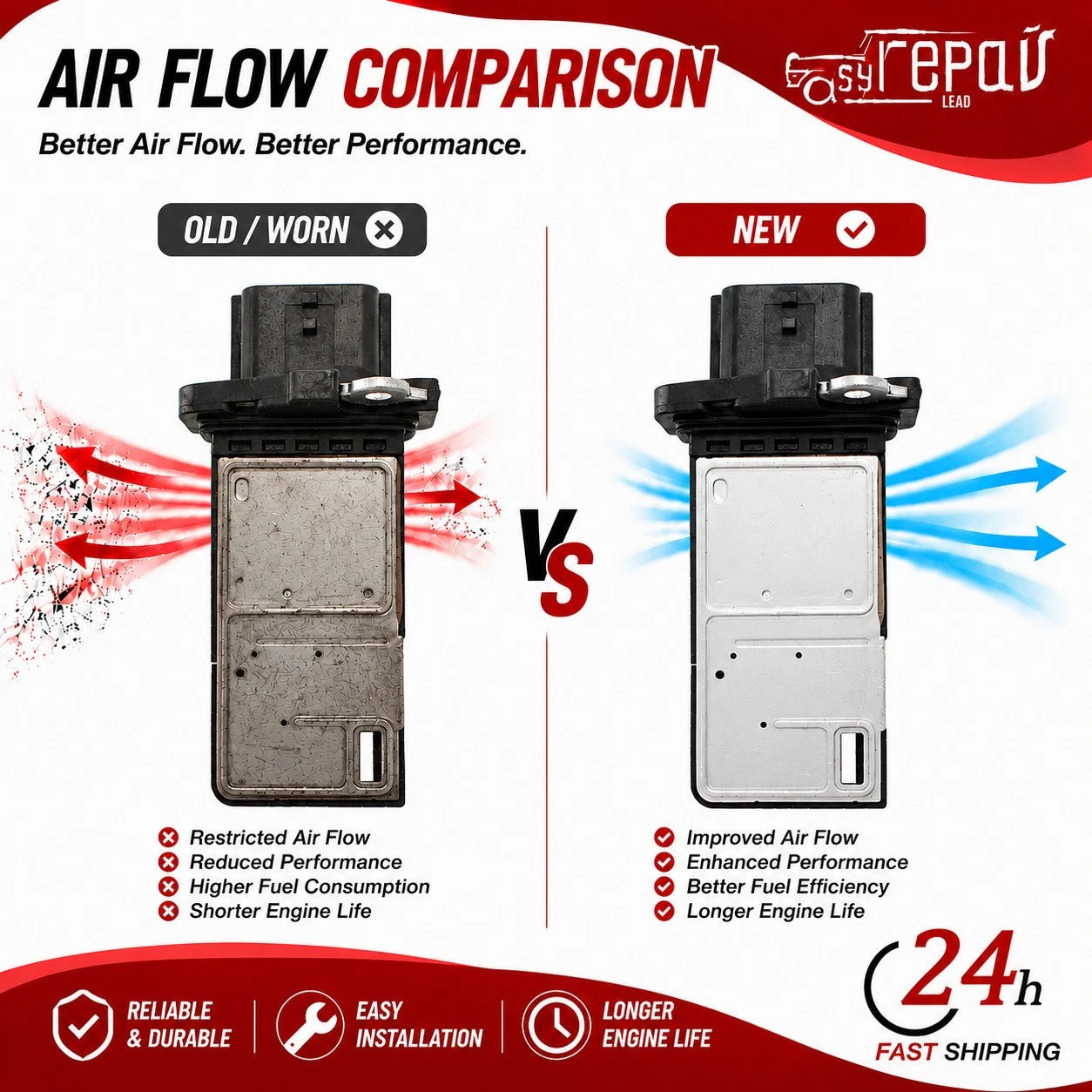 Mass Air Flow Sensor for Chevrolet City Express (2007)