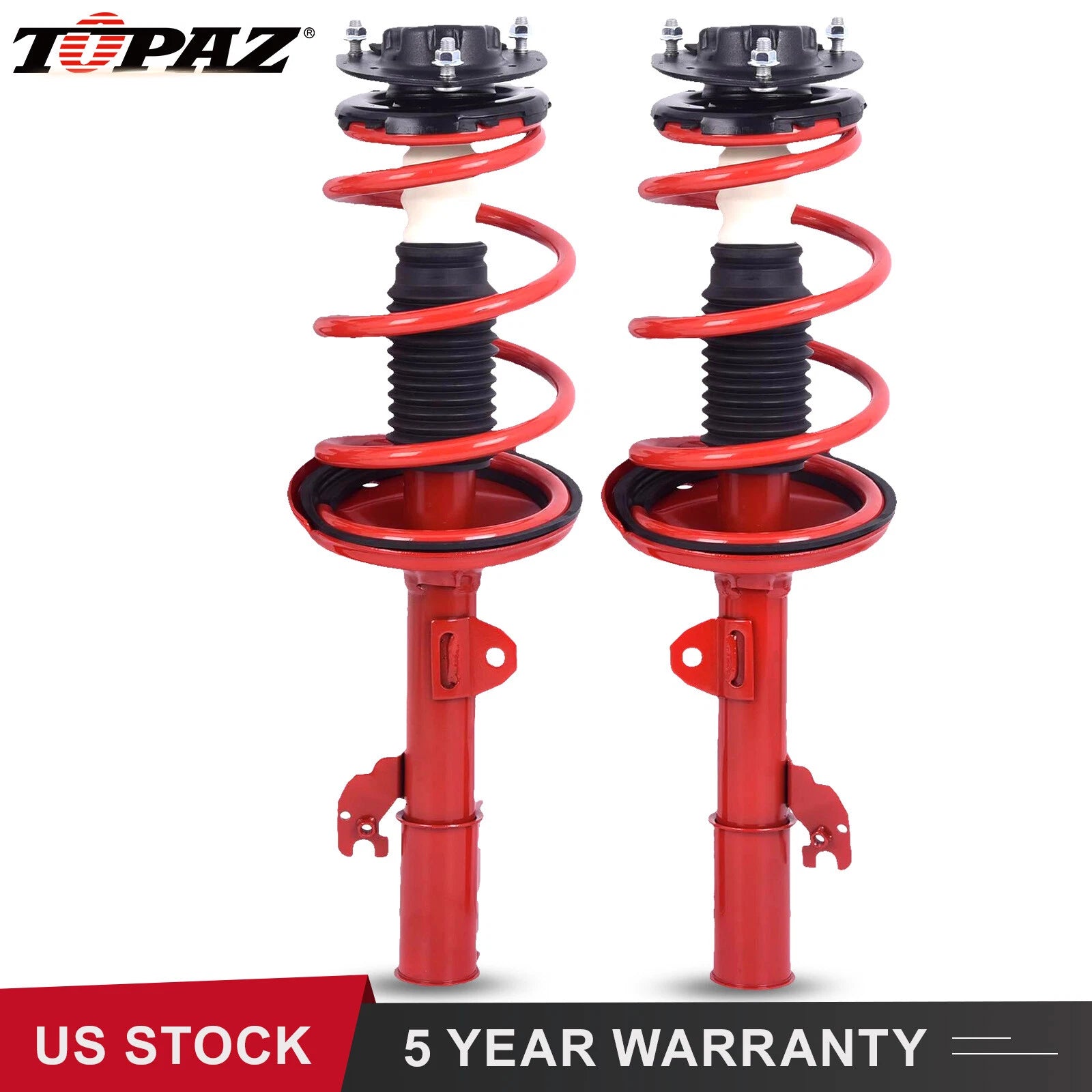Pair Front Struts with Coil Springs for Toyota Highlander (2001–2023)