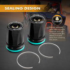1.73" High Volume Nitrogen Suspension Reservoir End Cap for Series UTV Shocks