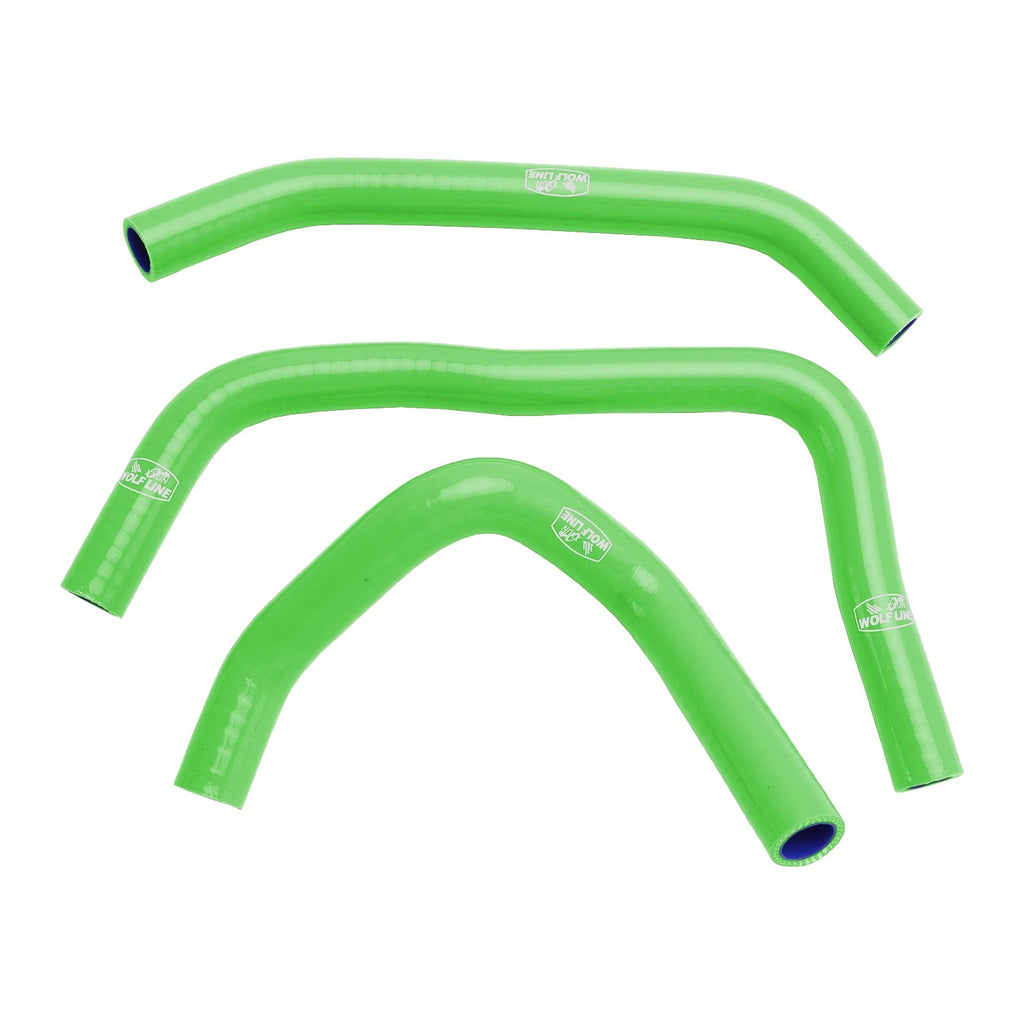 Silicone Radiator Coolant Hose Kit for Kawasaki ZX4R ZX-4RR (2023–2024) Green