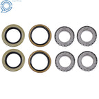 Set of 4 Galvanized Trailer Hub Kits for 2000 lbs Trailers