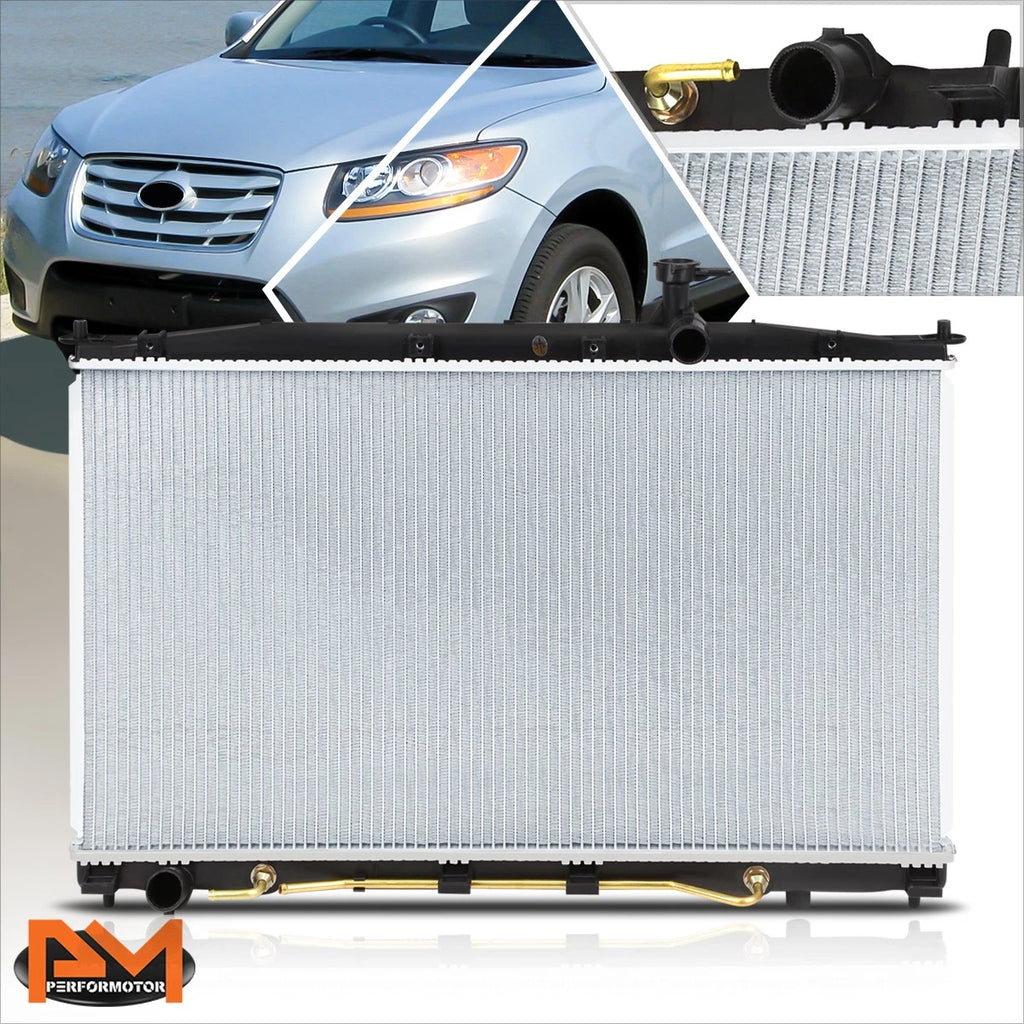 Aluminum Core Cooling Radiator for Hyundai Santa Fe (2007–2009) DPI-2897