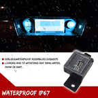 Ice Blue LED License Plate Lights for Chevy Silverado GMC Sierra (2014–2021)