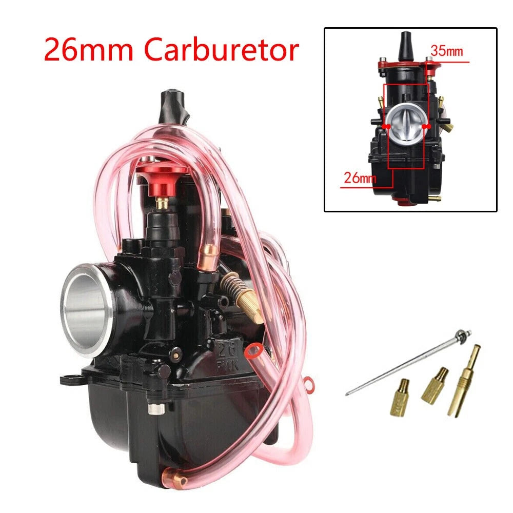 26mm Carburetor Jet Kit for 90-125cc Dirt Bike ATV Moped Scooter (1990–2023)