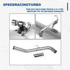 5" OD Muffler Tip Exhaust for Ram 2500 3500 (2013–2018) 6.7L
