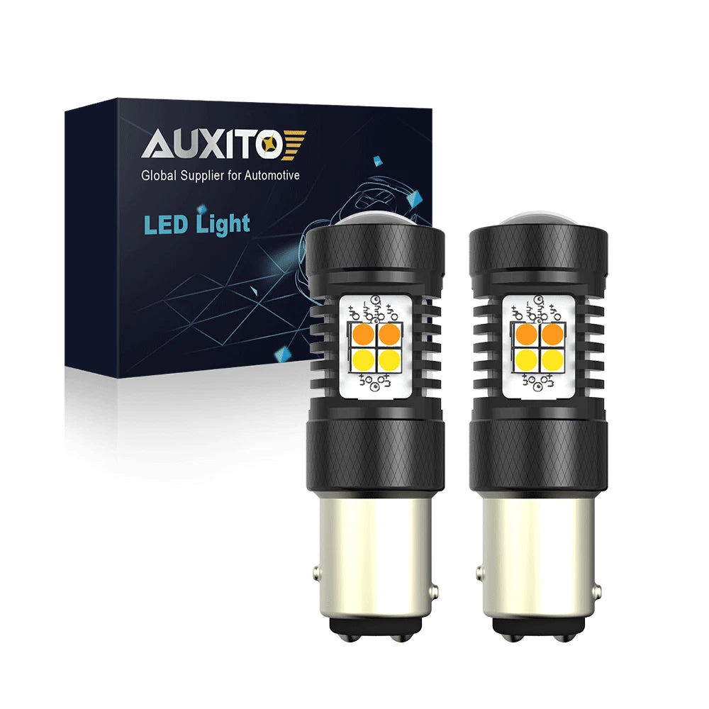2X 1157 Dual Color Switchback 6000K LED Turn Signal Bulbs for [Make Model] ([YYYY–YYYY])