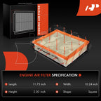 Engine & Activated Carbon Cabin Air Filter for Toyota Tundra Sequoia (2008–2024)