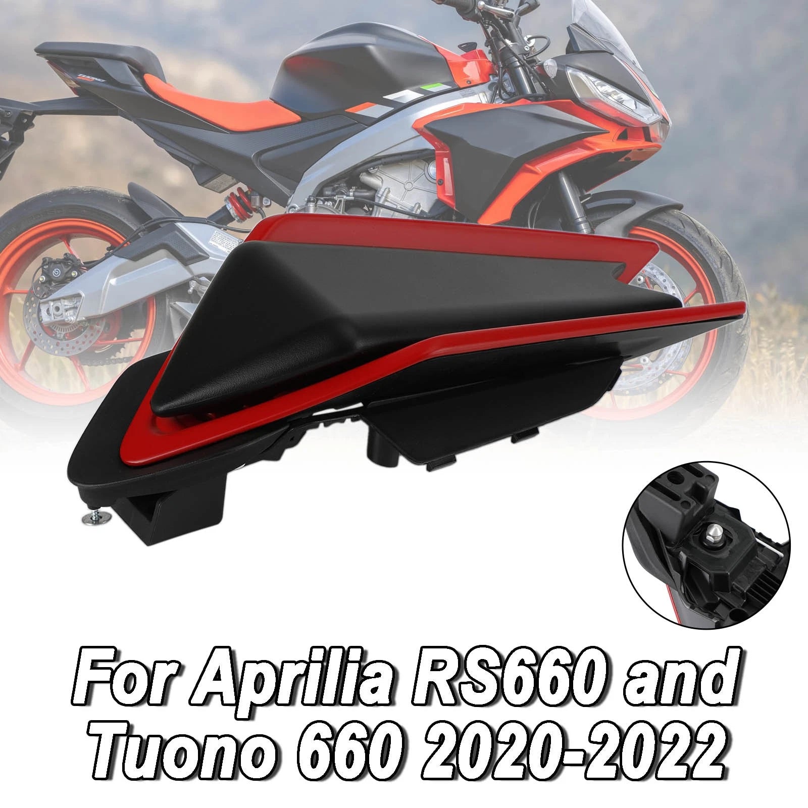 Rear Cowl Tail Fairing Cover for Aprilia RS660 RSV4 Tuono 660 (2020–2024) Red Black