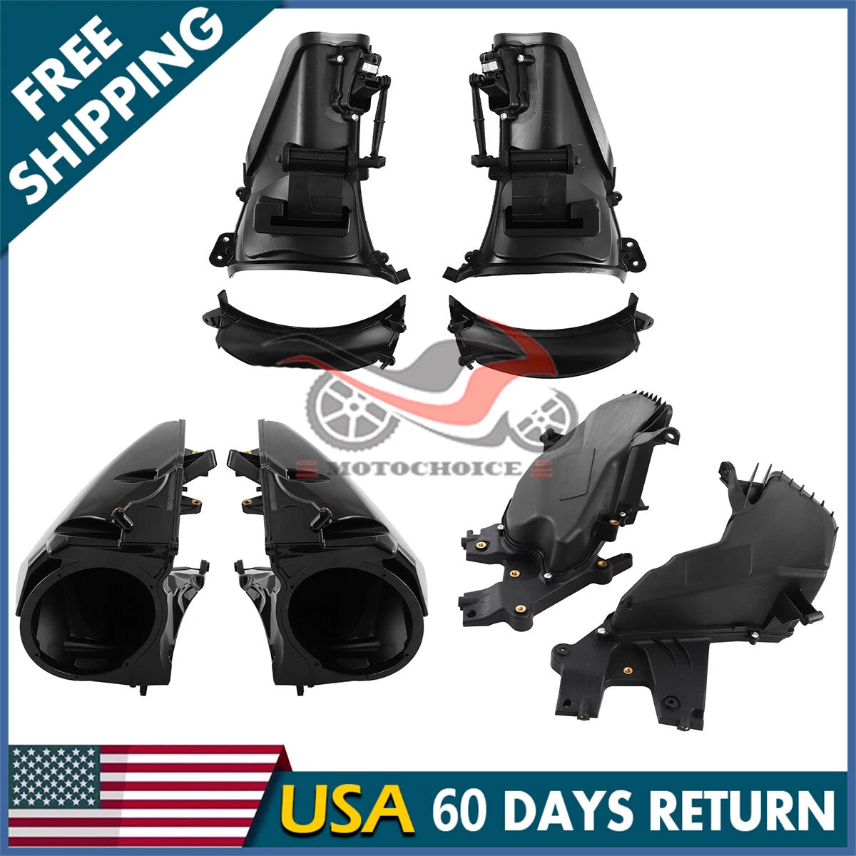 Inner Speaker Fairing Storage Glove Box for Harley Road Glide (2015–2024)