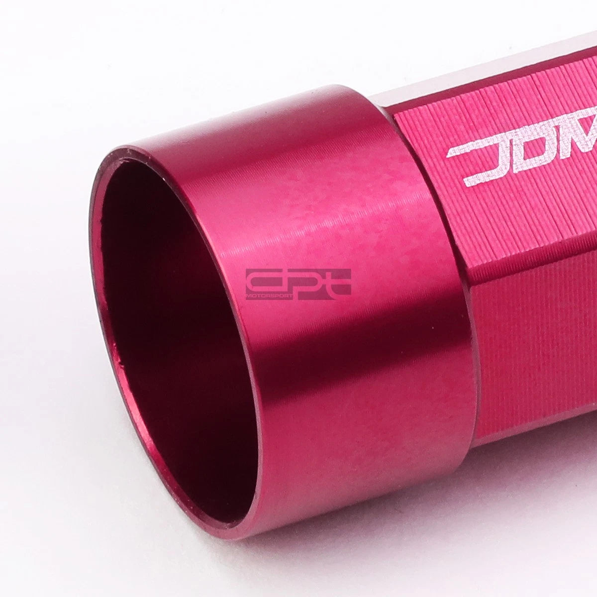 20 PCS M12X1.25 Pink Aluminum Lug Nuts with Caps for JDM Vehicles