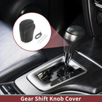1 Pc Gear Shift Knob Cover for Nissan Rogue Sport (2017–2022) Black Grey