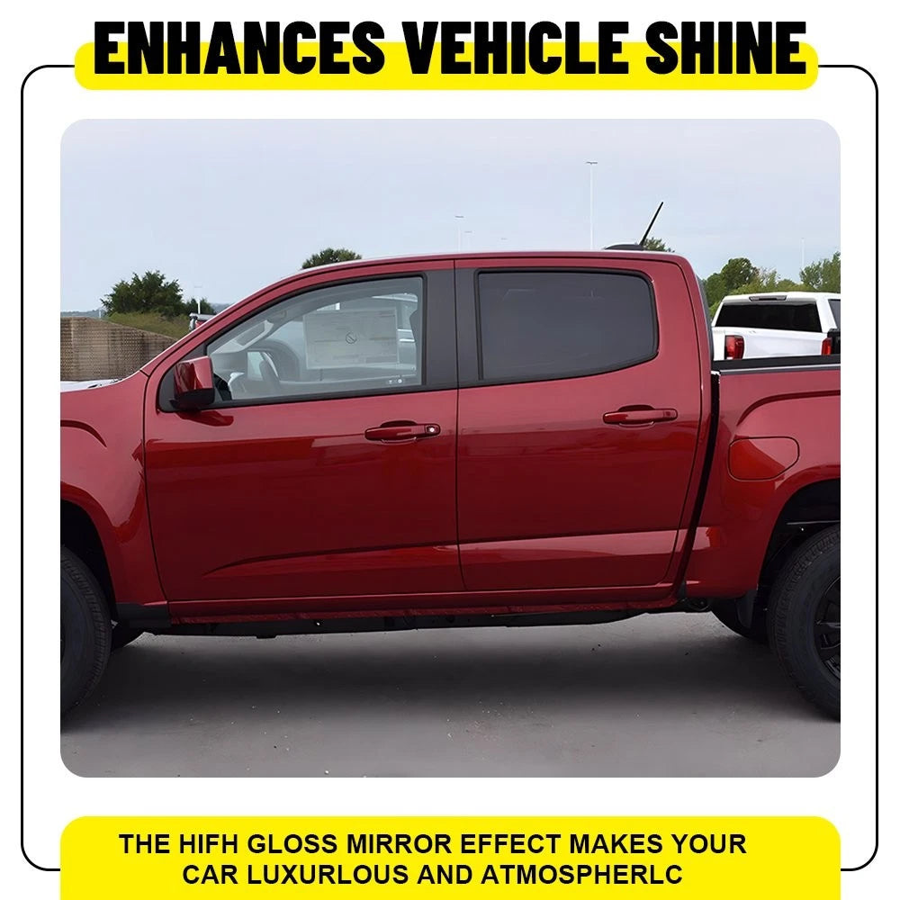 Set of 4 Pillar Post Door Window Covers for Chevy Colorado GMC Canyon (2015–2022)
