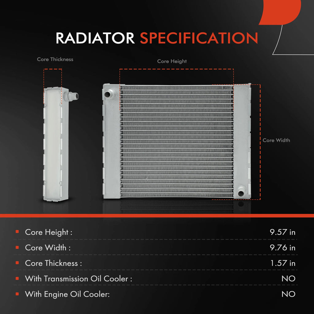 Radiator for BMW M5, Alpina B7, B7L xDrive (2013–2016)