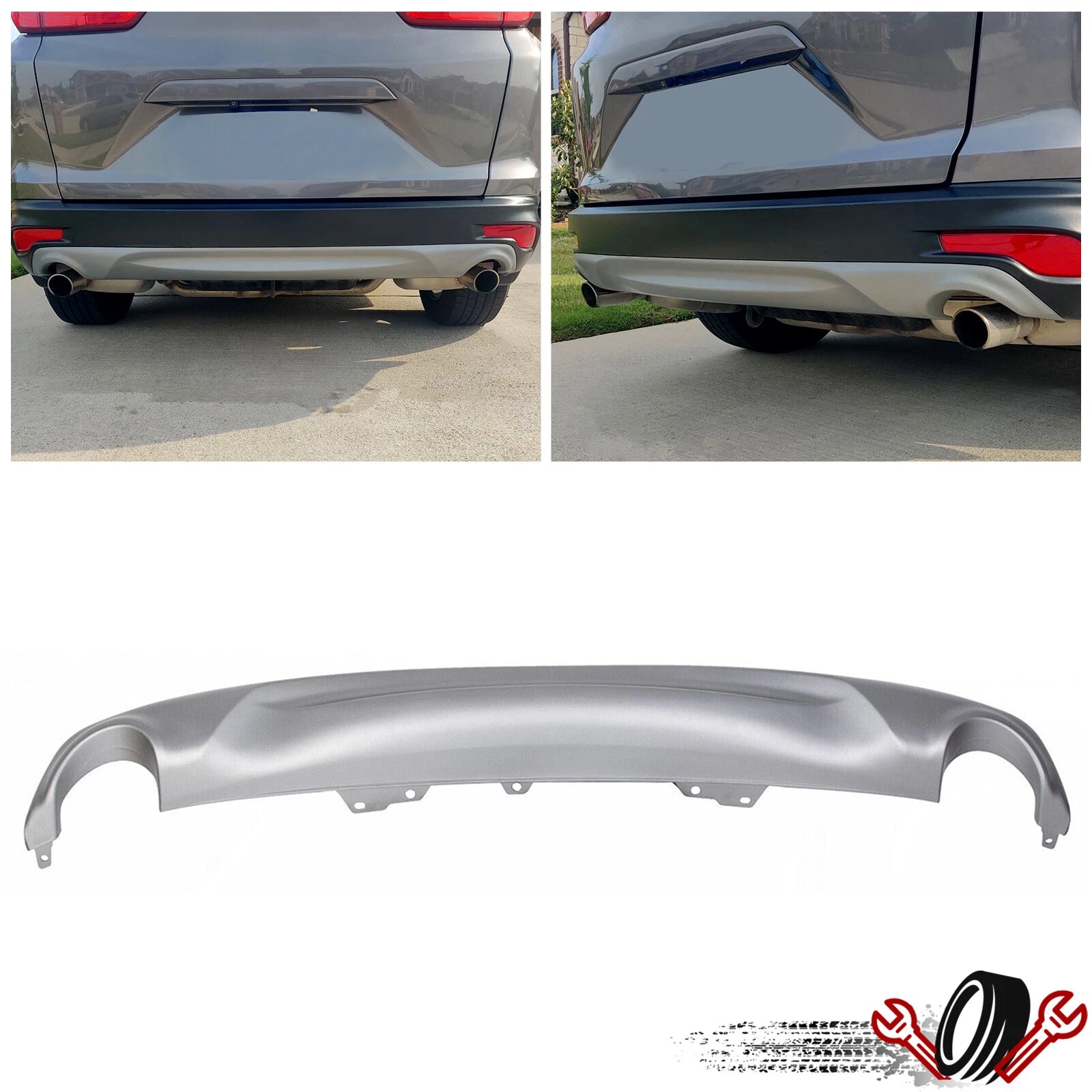 Rear Bumper Lower Valance Cover Trim for Honda CR-V (2017–2019)