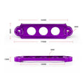 JDM Purple Engine Oil Filler Cap + Radiator Cap + Battery Tie Down for Honda Civic
