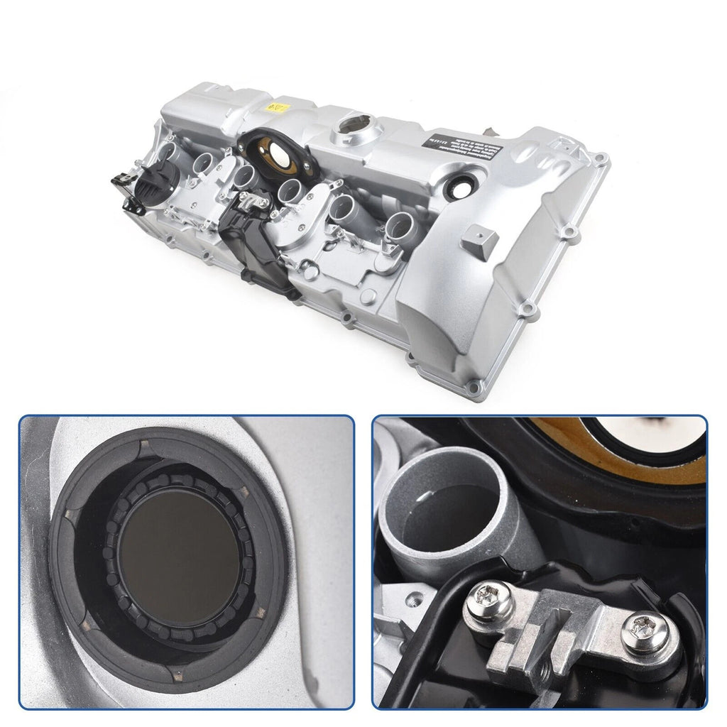 Aluminum Valve Cover for BMW 128i 323i 328i 528i X3 X5 (2006–2013)