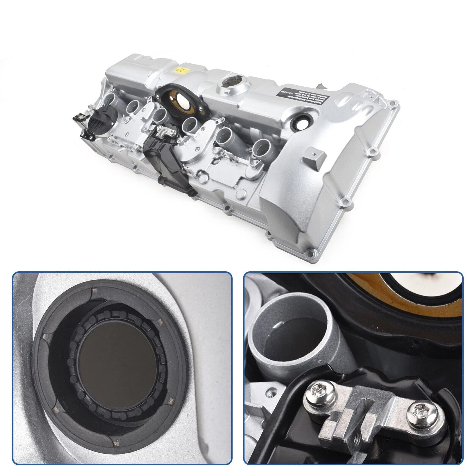 Aluminum Valve Cover for BMW 128i 323i 328i 528i X3 X5 (2006–2013)