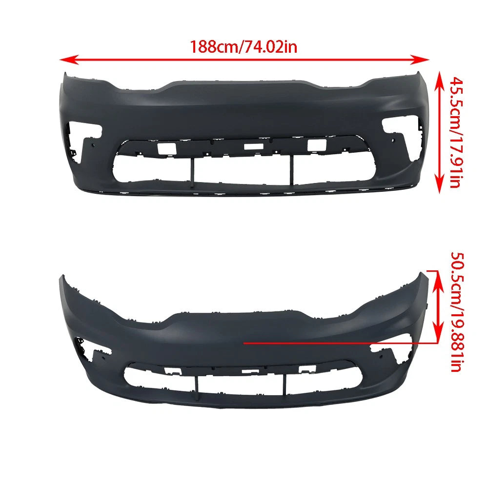 Front Bumper Cover and Grill for Dodge Durango (2021-2022)