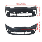 Front Bumper Cover and Grill for Dodge Durango (2021-2022)