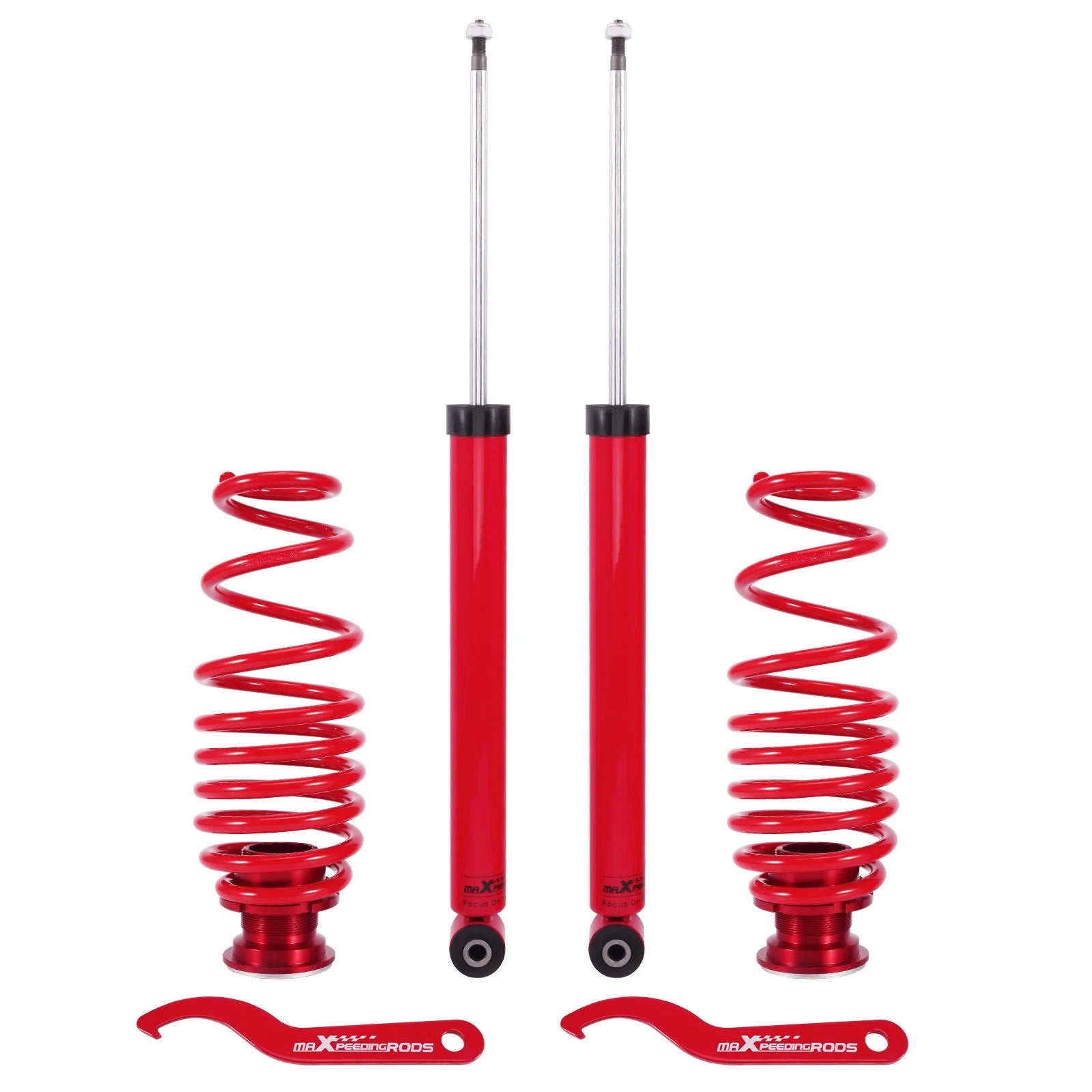 2X Rear Coilovers Lowering Kit for VW Golf GTI Jetta New Beetle (1999–2005)