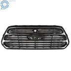 Front Bumper Grille for Ford Transit 150 250 350 (2015–2019) Black with Camera Hole