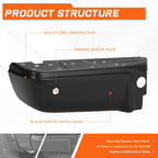 Rear Left Bumper End for Ford F250-F450 SD (2008–2016) w/Parking Sensor Cutouts